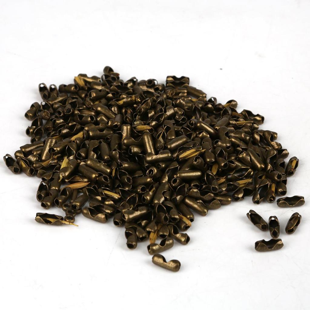 200Pcs Vintage Metal Beads Buckle Chain Clasps Connect Buckle DIY Necklace Bracelet Connectors Jewelry Findings