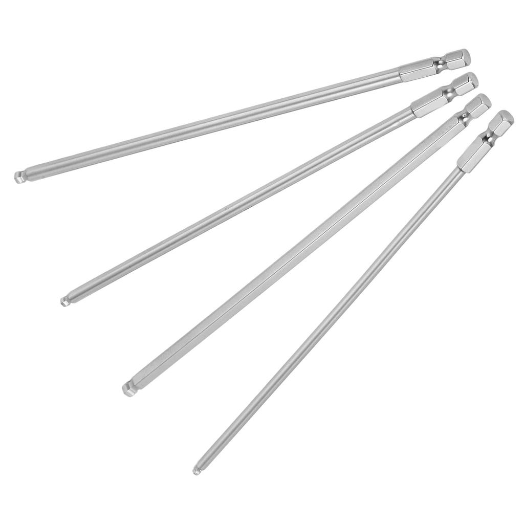 4pcs Hex Screwdriver Bit Set   Steel Magnetic     Head Hex Bits 1Celsius4 Inch Hex Shank