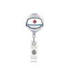 ID Card Holder Nurse Badge Reel Chest Card Easy Pull Buckle Retractable Badge Holder  Hospital Use