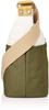 [Kiwada] Canvas combination shoulder bag M Momenya Gozaburo Made in Toyooka City, Hyogo Prefecture, the holy land of bags Khaki