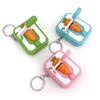 Carrot Snap Clicker Fidget Hand Toy Keychain Stress Reliever