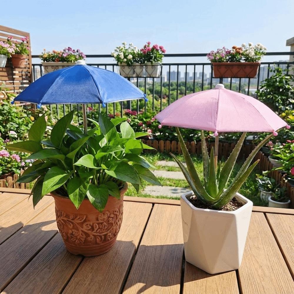 Weatherproof Plant Shade Umbrella Detachable Garden Umbrella Shade Flower Beds