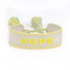 Handmade European Style Embroidered Love Bracelet with Tassels for Girls