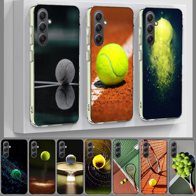 Tennis sport Cover For Samsung A54 A34 A24 A14 A53 A33 A23 A13 A52S A32 A22 A12 Phone Galaxy A03 A04 A02S A42 A73 TPU Case