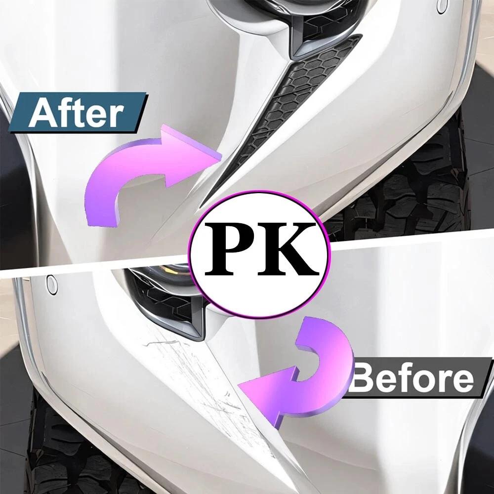 Front Fog Light Fang Decals Bumper Grill Trim Fit For Toyota 4Runner 2014-2024