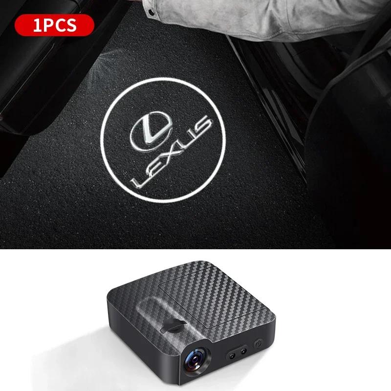 

1/2pcs LED Car Door Welcome Logo Light Projector Lamp For Lexus FSPORT LBX NX RX 350h 450h ES UX 300e GS GX IS LS LX CT