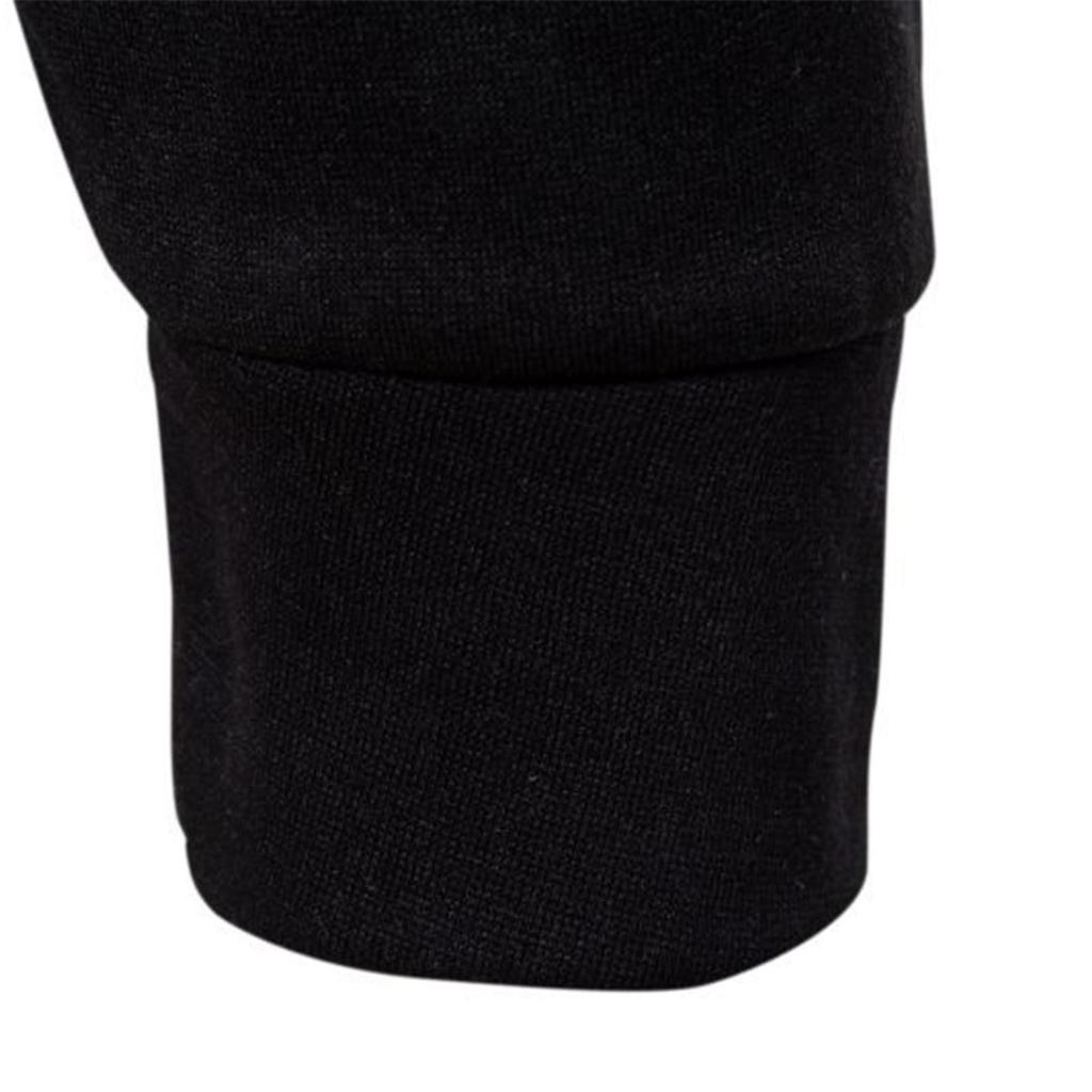 Men's  And Winter Hooded Leisure Contrast Color Long Sleeve Sweater Top Sports Clothes