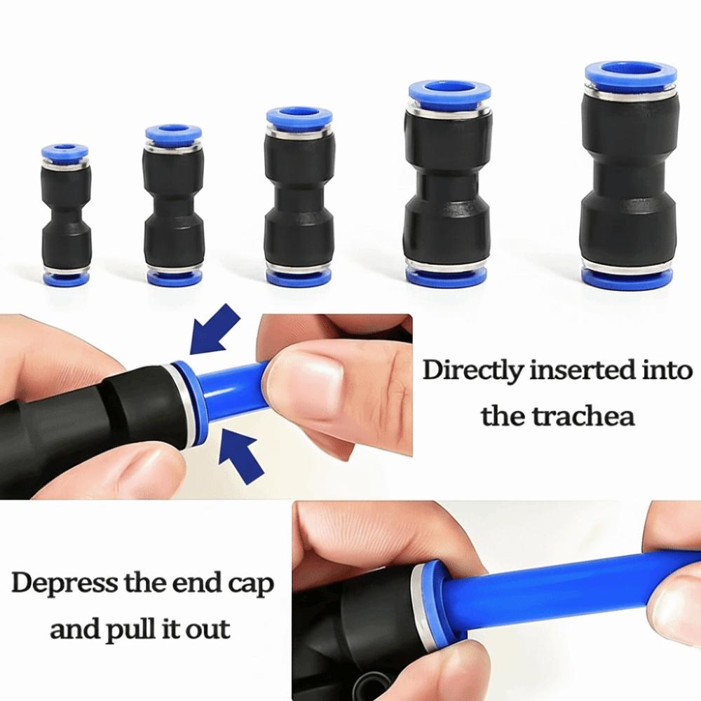 Hard Quick Fittings Plastic Pipe Connector Durable Pneumatic Connector Air Source Equipment