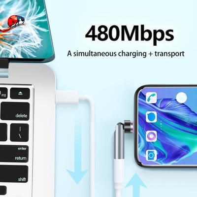 Magnetyczny Adapter Ładowarki Wysoki 40W Wolna Prędkość Obrót 540 Stopni Typ-C 480Mbps Przenośny Interfejs Szybkie Ładowanie