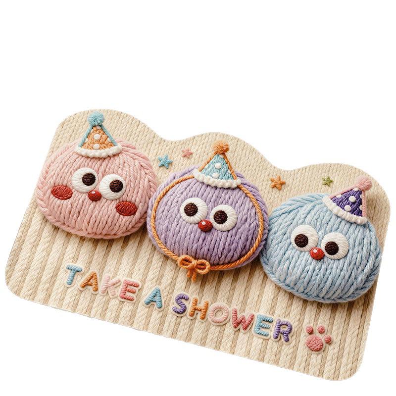 Diatom Mud Non-slip Bathroom Floor Mat - Cartoon Design, Easy Care, Water Absorbent