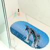 Dolphin Jump Map Balcony Bathroom Mat Hydrophobic Non-Slip Door Mat Swimming Pool Public Places Non-Slip Floor Mat