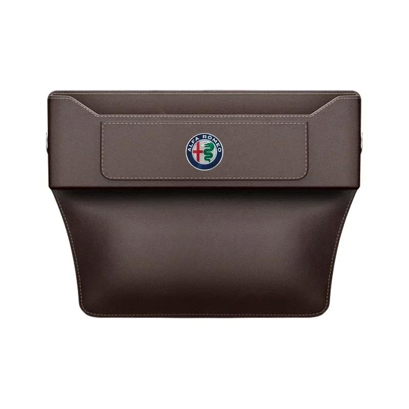 Bilklistermärken För Alfa Romeo Bilbarnstolsutrymmesorganisatör Sätessprick Slits Förvaringslåda För Alfa Romeo giulia stelvio giulietta 159 147