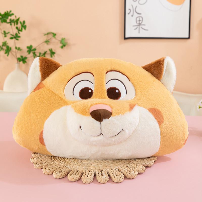 

Zootopia Plush Toy Sitting Judy Bunny And Nick Fox Pillow For Kids And Teens Leopard Police,50cm