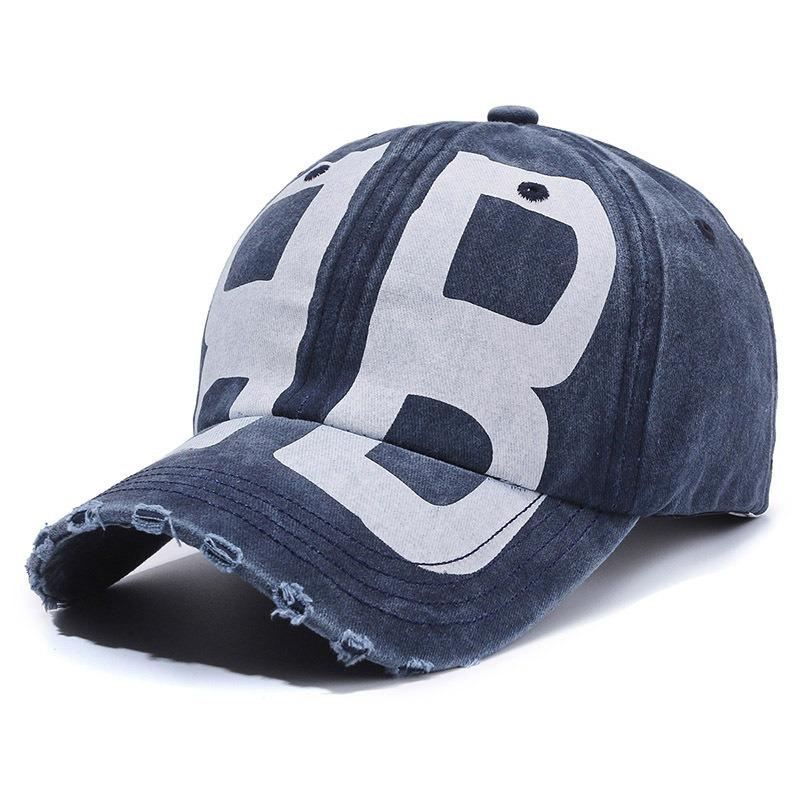 

Spring Cotton Baseball Caps Snapback Winter Hat Hip Hop Fitted Caps Men Women Outdoor Autumn Summer Casual Multicolor 56-60 adjustable темно-синього кольору