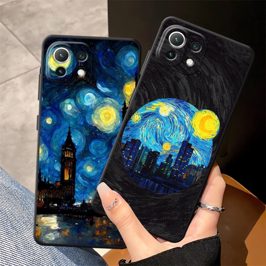 Kreative Stadtmuster Hülle für Xiaomi Mi 13 Lite 11T 14 12T Pro 12X 10T 11 12 Funda Handyhülle
