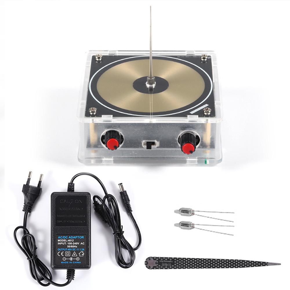 Mini Tesla Music Coil Bluetooth/AUX Dual Mode Music Box Artificial Lightning Touchable Audio Input Bluetooth Science Experiments