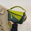 Nuova Borsa a Mano da Donna Borsa a Spalla Colore a Contrasto Geometrica Borsa a Tracolla Borsa di Lusso Firmata da Donna Sac De Luxe Femme