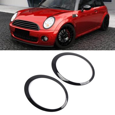 Industrial Grade Left Right Headlight Trim Rings Replacement Car Accessories Simple Installation for Mini Cooper R50 R52