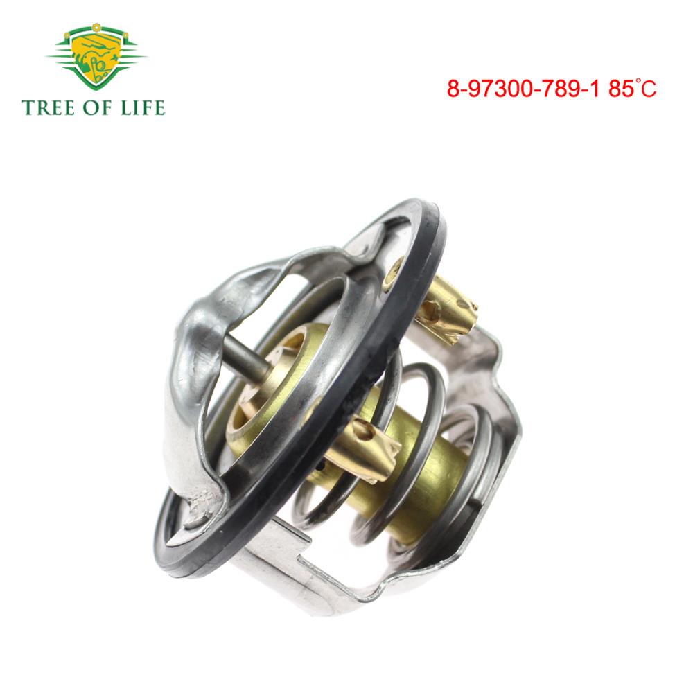 1 Set Engine Coolant Thermostat For ISUZU NPR NKR NRR NQR 4HF1 4HG1 4HE1 4HK1 4.3L 4.8L 5.2L 1998-2016 8973007891 8973007902 8-97300-789-1