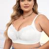 Large Size Push-up Comfortable Underwear for Big Breasts Small Adjustment Underwire Sexy Women's Bra