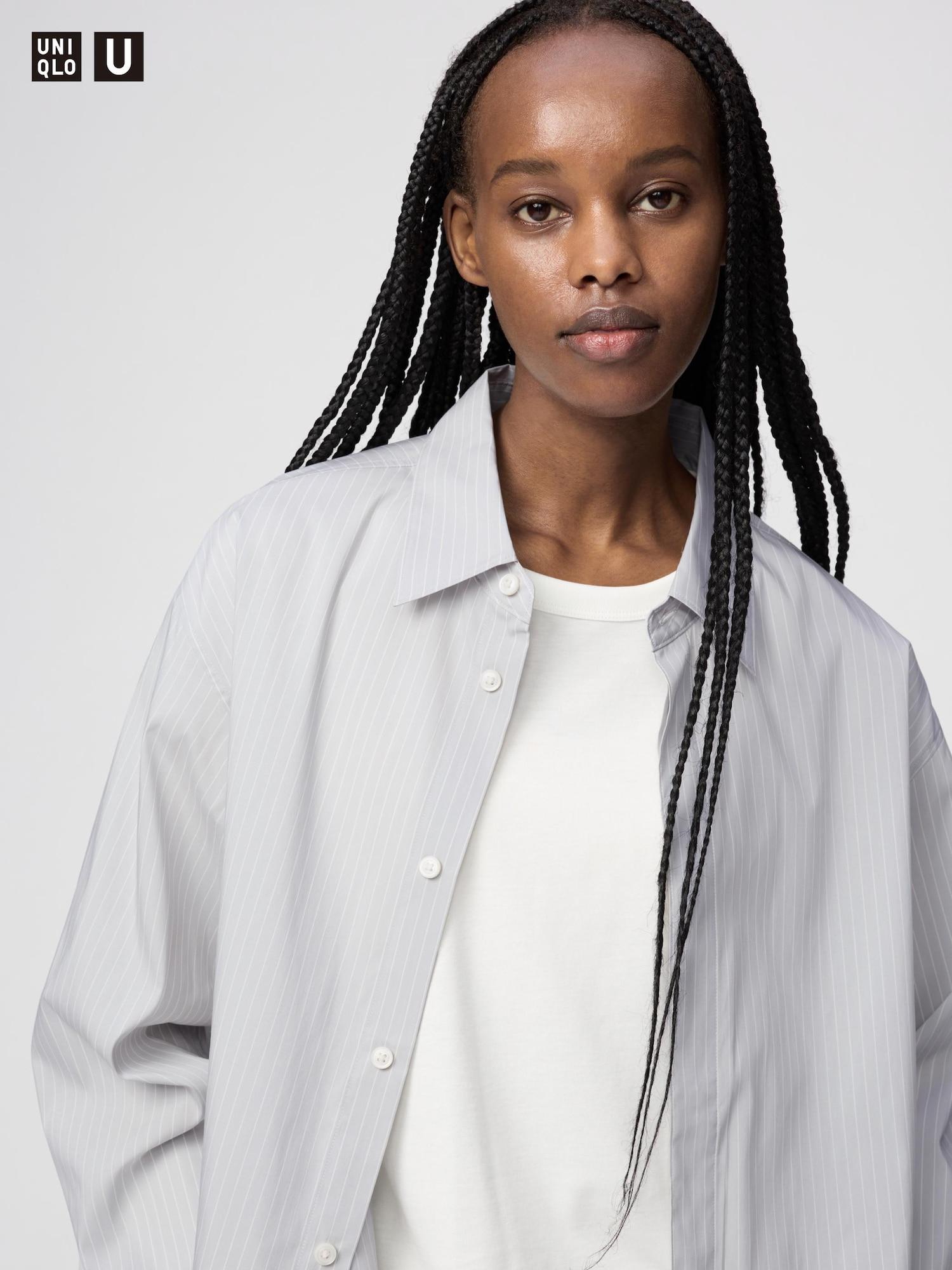 

Рубашка Uniqlo Drape с длинным рукавом