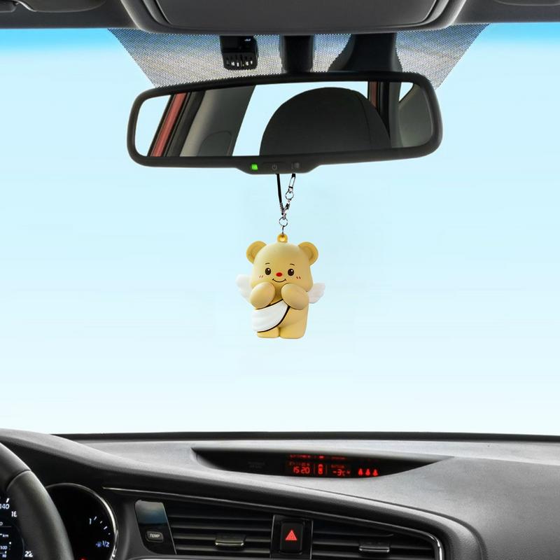Animal Swinging Car Ornament Hangable Car Charm Car Interior Ornament Cute Car Accessories For Men Women Car Truck Pendant Small