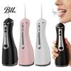 Ergonomic Dental Care Tool Cordless Electric Water Flosser, 3 Pressure Modes And 4 Nozzles Design, 330ml Capacity Daily Teeth Cleaning Tank,