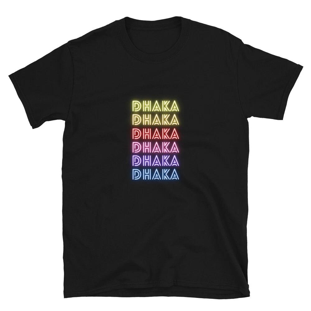 Dhaka City Bright Graphic Design T-Shirt 3XL
