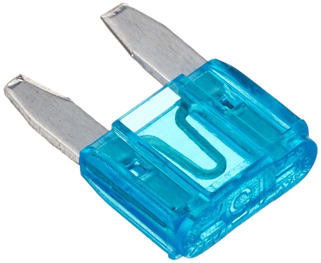 Kijima 304-7109 Mini Flat 15A Universal Motorcycle Parts Fuse, Pack of 5