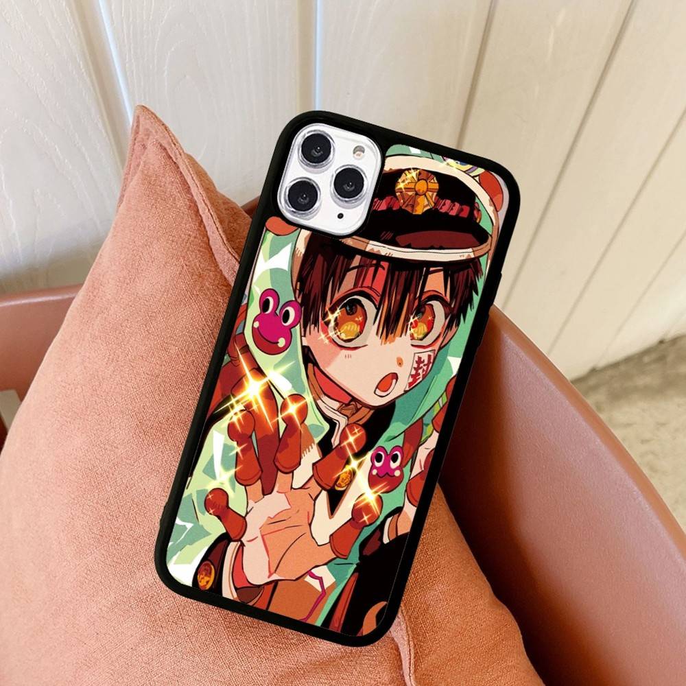 1pc Anime H-hanako Cartoon K-kun Phone Case Silicone PC+TPU For For IPhone 11 12 13 14 15 16 Plus Pro Max Cover