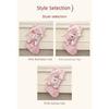 Holiday Decor Pink Glitter Stocking Holiday Party Pink Generous Size For Holding Presents Soft Fabric Material