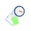 Survival Compasses with Ruler Scale Hiking Boatings Orienteering Camping Compasses Map Ruler Magnifier for Map Reading