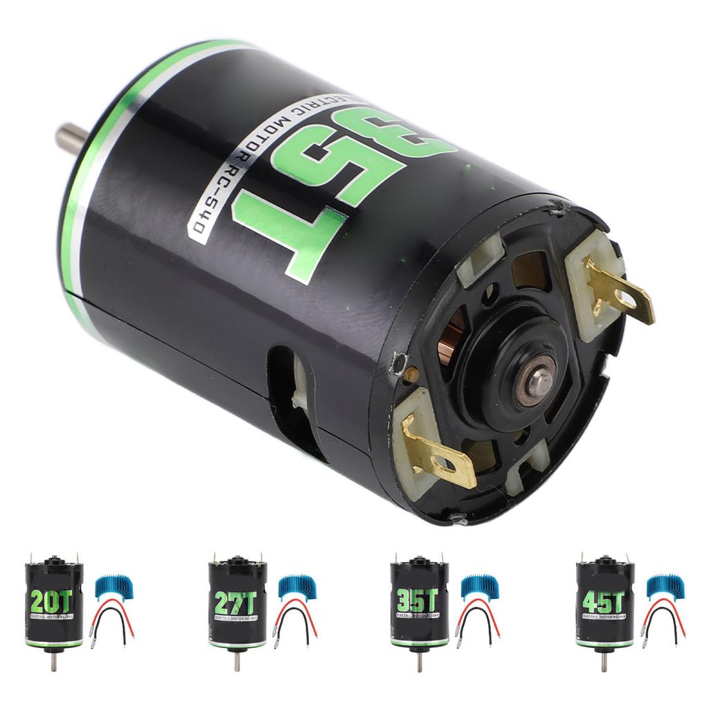 540 Brushed Motor with Blue Heatsink for 1/10 RC Climbing Car Off Road Vehicle Racing Car