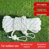JINGRUIXIANG Outdoor & Indoor Clothesline with Double Hooks