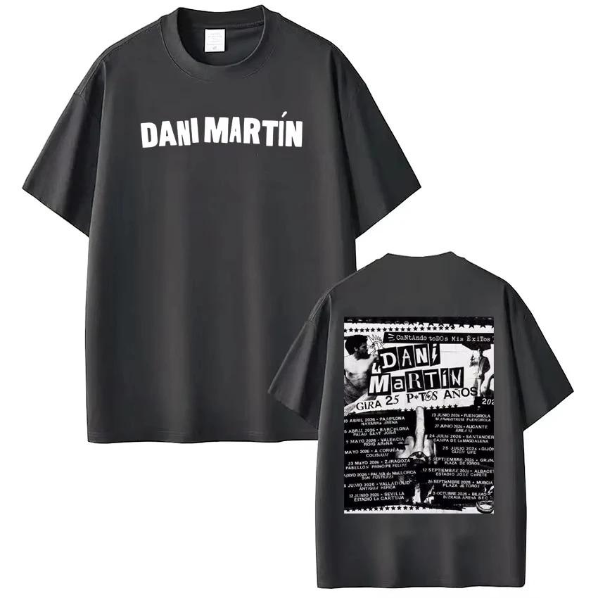 Singer Dani Martin Fashion Pattern TShirt Unisex Gothic Punk Style Summer Cotton Harajuku Casual Vintage Top Tshirts