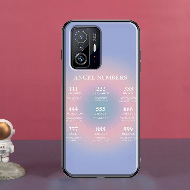 Angel Numbers For POCO X5 X3 F5 Pro X4 F4 GT M5s C40 F3 Case For Xiaomi 13 Lite 12 11T 12T Pro 12X Cover