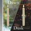 2pcs Flameless LED Taper Candles with Dusk To Dawn Sensor Electric Candle  Christmas