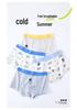 Boys' Cotton Antibacterial Summer Ice Silk Mesh Boxer Briefs