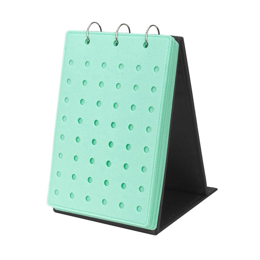Versatile Sturdy Felt Jewelry Collection Board with 280 Slots for Organizing Earrings and Brooches Stylish Outfits
