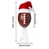 Christmas Topper Soccer Football Tree Topper With Hat Decor Christmas Home Ornament For Outdoor Winter Holiday Studio Nursery