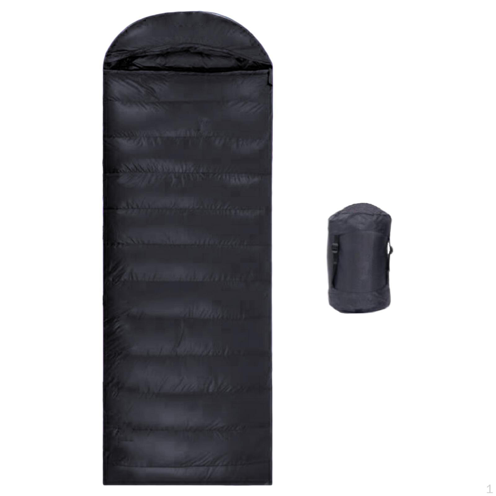 

Компресійний мішок Пуховий спальний мішок для чоловіків і жінок, Ідеальний для трекінгу чорний
