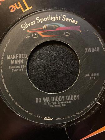 

7inch Record MANFRED MANN Do Wah Diddy Diddy Shalala XW048 Capitol Records 1980 UK Rock Used