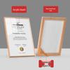 JINXI A4 Crystal Certificate Frame