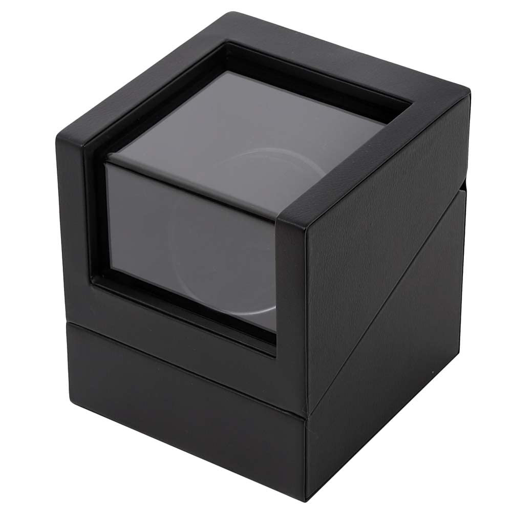 

IGIMI Synthetic Leather Watch Winder 1 Roll Black 12 Center Stop Uses Mabuchi Motor Winding Machine IG05020101005 Genuine Imported Product o clock