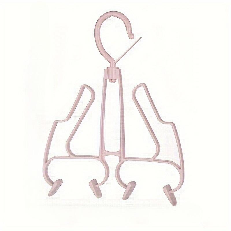 1 шт. Креативная сушилка для обуви Утолщенная пара крючков для обуви Балконная полка для обуви Подвесной крючок для обуви Сушилка для обуви розовый