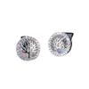 Opal Earrings Tree of Life Stud Earrings Personality Earrings Ladies Luxury Earrings