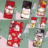 Maneki Neko Lucky Money Cat Case For Xiaomi Redmi Note 14 Pro 13 12 11 10 15 Pro Plus Redmi 15 C 13 10C 12C 13C 14C Cover