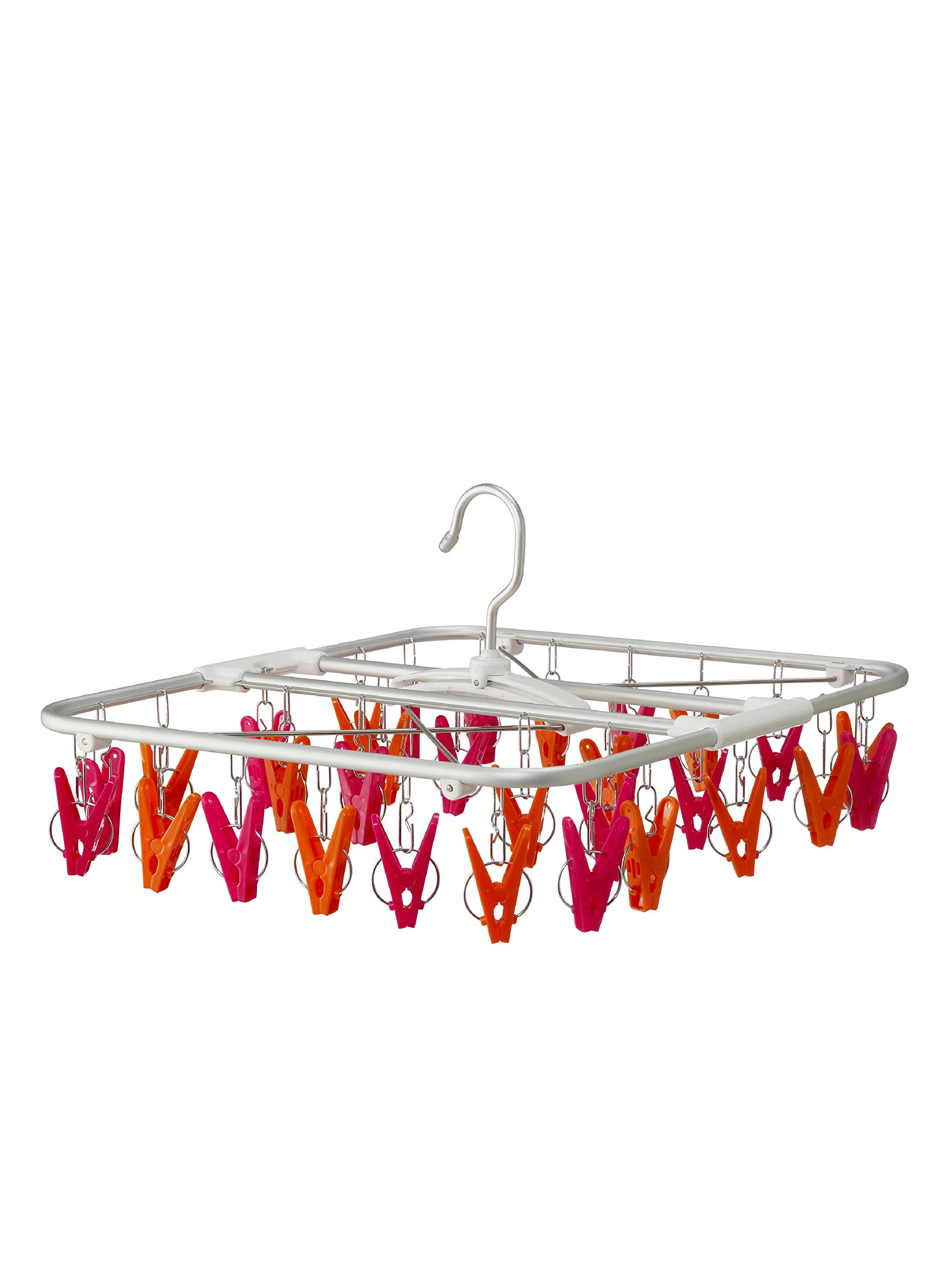 

CB Japan Laundry Drying Pink x Aluminum 30 Clothes Indoor Adjustable Kogure Rack, Orange, Frame, Hangers, Drying, Hooks,