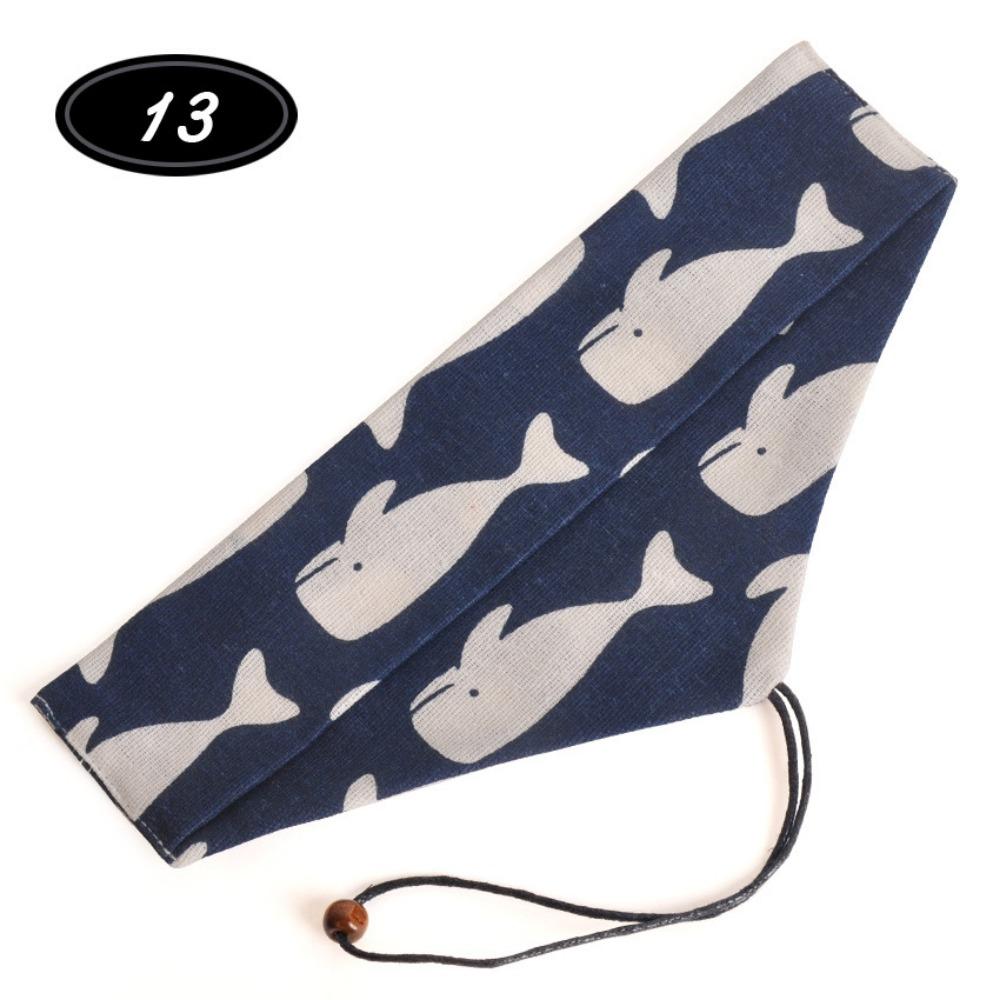 Cotton Linen Cutlery Pouch Japanese Style Cutlery Case Reusable Utensil Holder  Camping Use 13