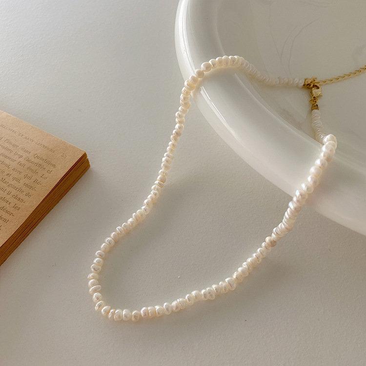 Hot Sell Fashion Natural Freshwater Pearl 14K Gold Filled Ladies Chokers Necklace Wholesale  For Women Gifts No Fade